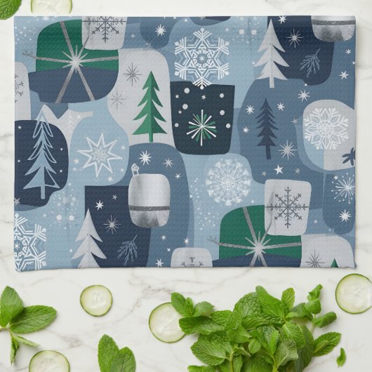 Merry & Bright Theedoek (Gevouwen)