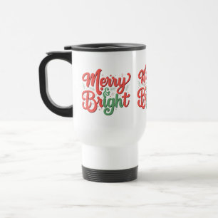Merry & Bright Travel Mug Feestelijke Cheer On The Reisbeker