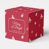 Merry & Bright Vintage Christmas Bedankdoosjes (Achterkant)