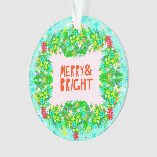 Merry & Bright Wreath (devant)
