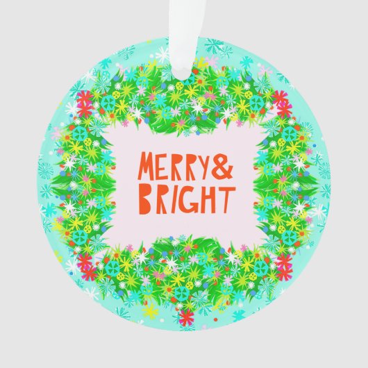 Merry & Bright Wreath (devant)