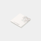 Merry & bright Xmas mistletoe Post-it® Notes (Schuin)