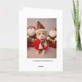 Merry Bubba Feestdagen Kaart (Achterkant)