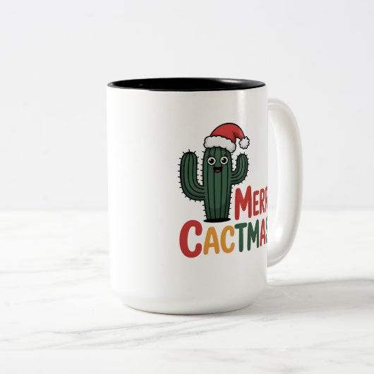Merry Cactmas mug (Devant droit)