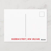 Merry Cajun Kerstmis Briefkaart (Achterkant)