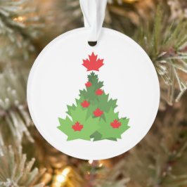 Merry Canadian Flag Maple Leaf kerstboom Ornament