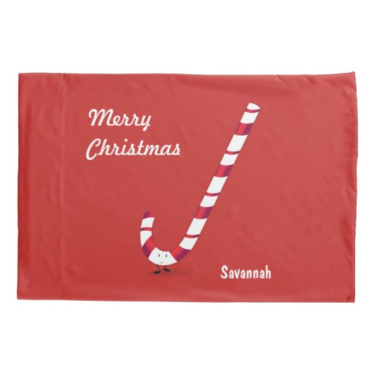 Merry Candy Cane | Proefcase Kussensloop (Achterkant)