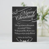 Merry Carte de voeux and Happy New Year (Debout devant)