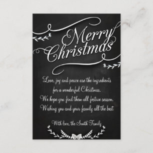 Merry Carte de voeux and Happy New Year