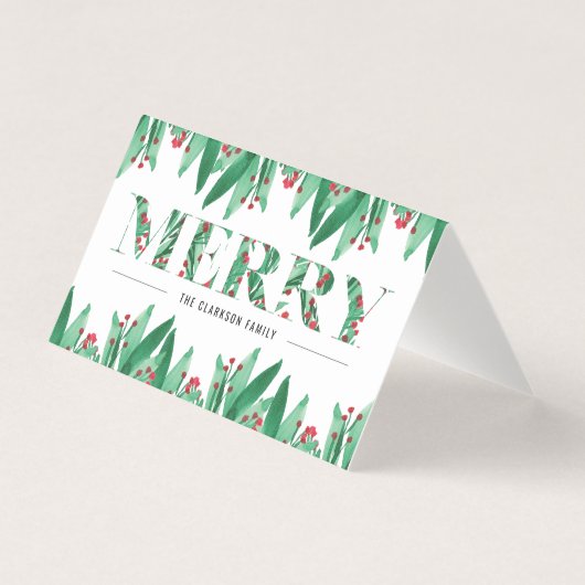 MERRY Carte pliée (Front)