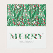 MERRY Carte pliée (Outside Unfolded)