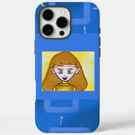 Merry Cartoon Blue Geometrische iPhone / iPad hoes