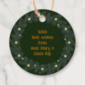 Merry Catmas Bedankjes Labels (Achterkant)