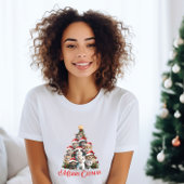 Merry Catmas Cat Christmas Tree T-shirt