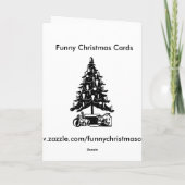 Merry CatMas Feestdagen Kaart (Achterkant)