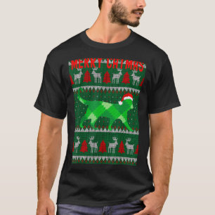 Merry Catmas met lelijke familiepagina-matching T-shirt
