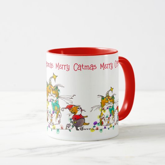 MERRY CATMAS MOK!! MOK (Voorkant rechts)
