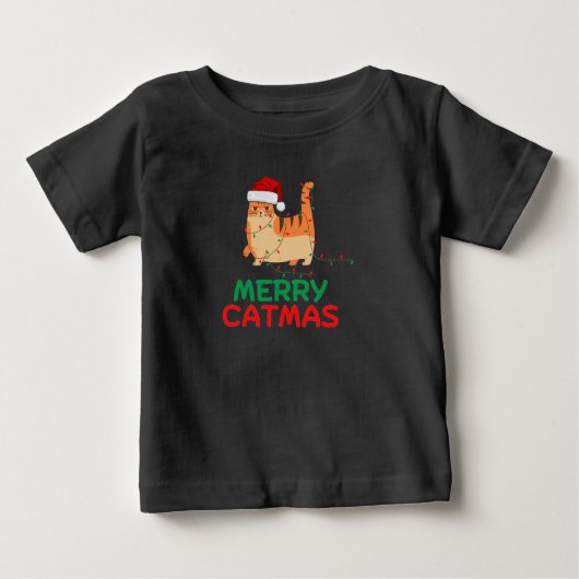 Merry Catmas Noël Funny T-shirt (Devant)