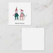 Merry Catmas Notitiekaartje (Voorkant / Achterkant)