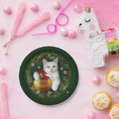 Merry Catmas Papieren Bordje (Feest)