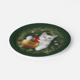 Merry Catmas Papieren Bordje