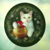 Merry Catmas Raamsticker (Vel 3)