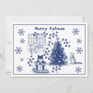 Merry Catmus - Carte de Noël