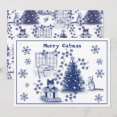 Merry Catmus - Carte de Noël (Devant / Derrière)