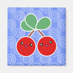 Merry Cherry Kawaii Magnet