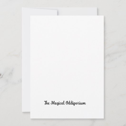 Merry Chickmas Kaart (Achterkant)