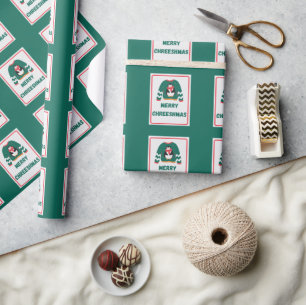 Merry Chreeshmas Penguin Sweater Cadeaupapier