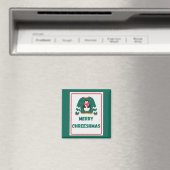 Merry Chreeshmas Penguin Sweater Magneet (Insitu (Vaatwasser))