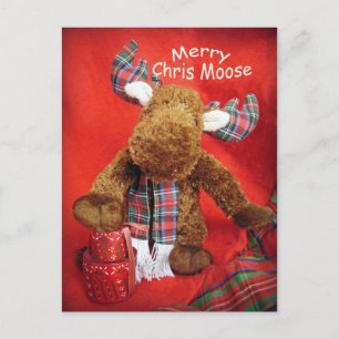 Merry Chris Moose Feestdagenkaart