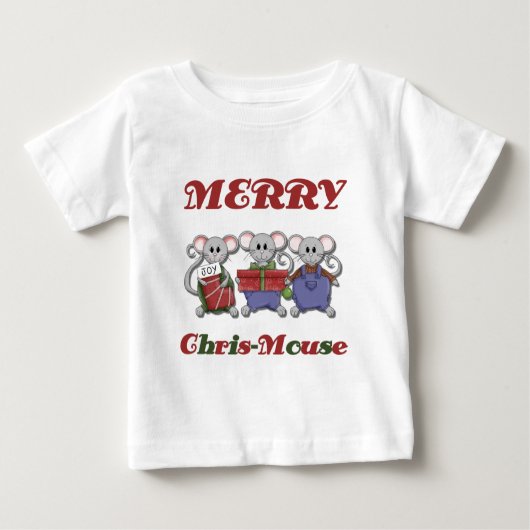 Merry Chris-Mouse Tshirts en Gifts (Voorkant)