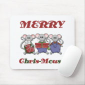 Merry Chris-Mouse Tshirts en Gifts Muismat (Met muis)