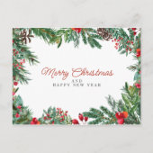 merry chrismas in u briefkaart (Voorkant)