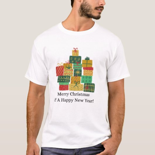 Merry chrisme & Happy New Your T_shert T-shirt (Voorkant)
