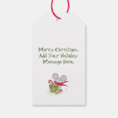 Merry ChrisMouse, Holiday Mouse Cadeaulabel (Achterkant)
