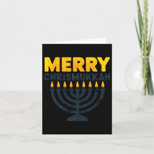Merry Chrismukkah Christmas Chanoeka Gif Kaart