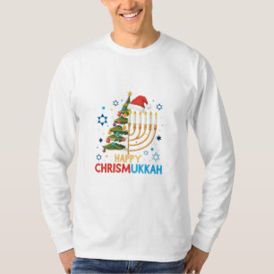 Merry Chrismukkah Christmas Chanoeka Santa T-shirt