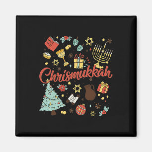 Merry Chrismukkah Happy Christmas Chanoeka 1 Magneet
