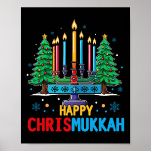 Merry Chrismukkah Happy Christmas Chanoeka 3 Poster