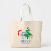 Merry Chrismukkah Jumbo Tas Herbruikbare Gift tas (Voorkant)