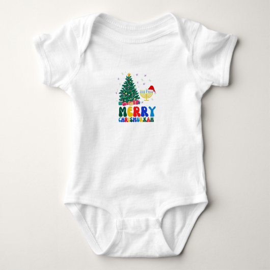 Merry Chrismukkah Romper (Voorkant)