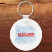 merry chrismukkah sleutelhanger (Voorkant)