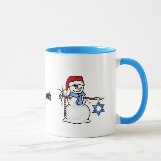 Merry Chrismukkah Snowman Mug (Droite)
