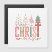 Merry Christ Mas Magnet (Devant / Derrière)