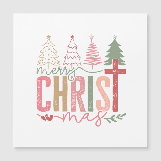 Merry Christ Mas Magnet (Devant)