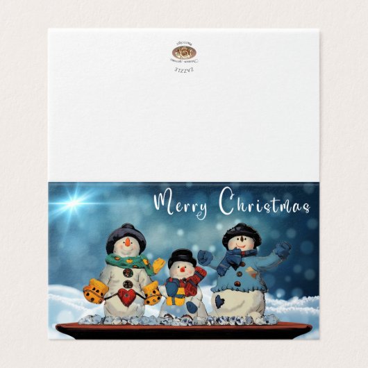 Merry Christmas (Outside Unfolded)