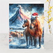 Merry Christmas - 11 Kaart (Gele Bloem)